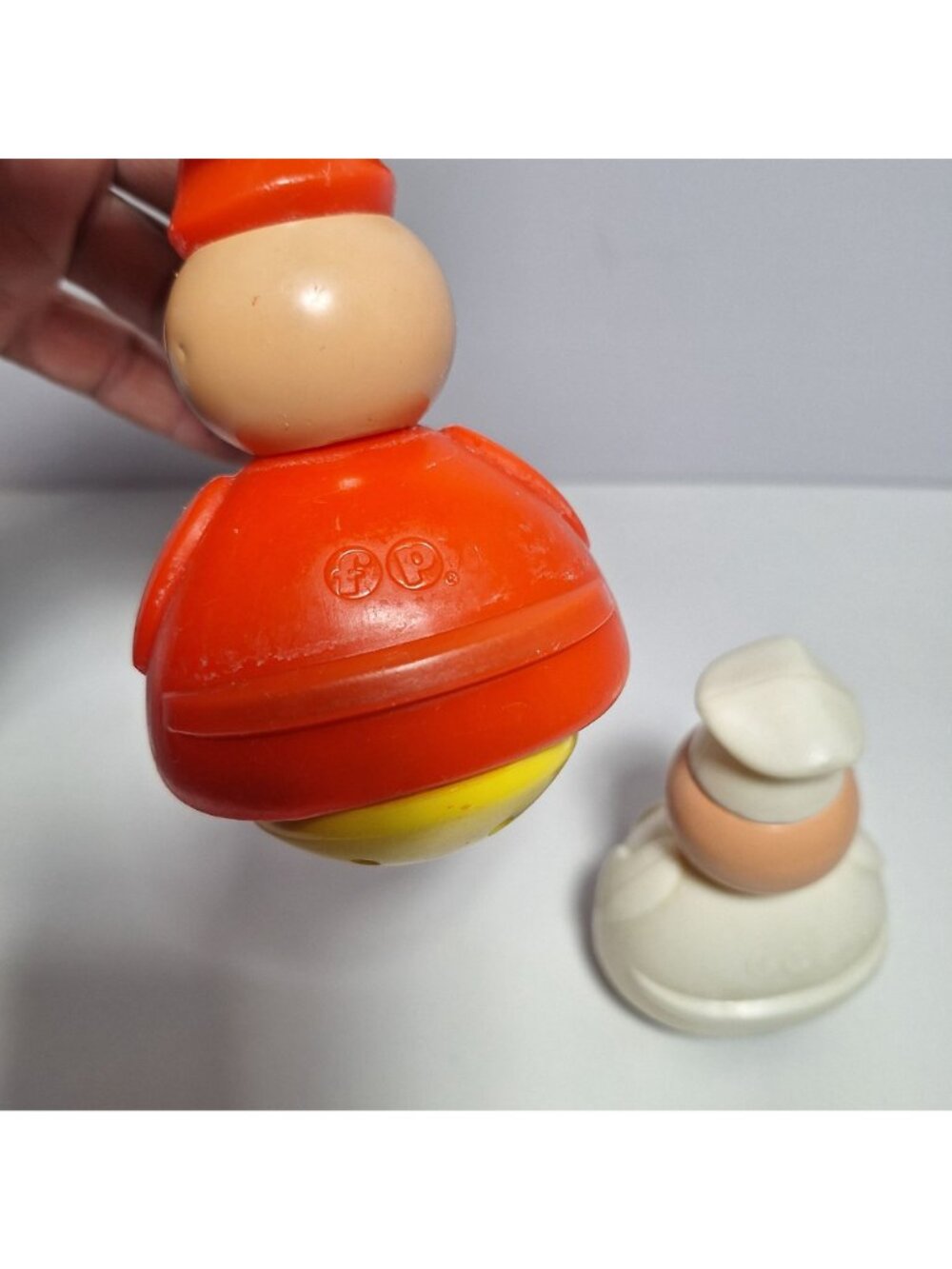 Baker Candlestick Maker 3 Men In A Tub Roly Poly Lot Fisher Price Vintage 1970s - Picture 12 of 16